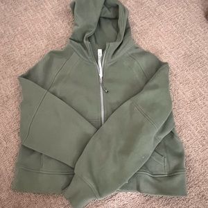 Lululemon Green Scuba Hoodie Full Zip